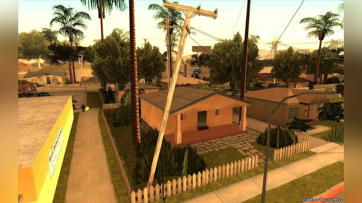 Бразильські дерев'яні стовпи (HD) / GTA San Andreas