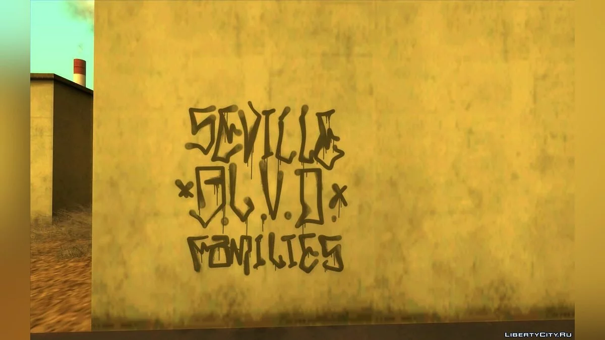 Nouveaux graffitis de gang HD / GTA San Andreas