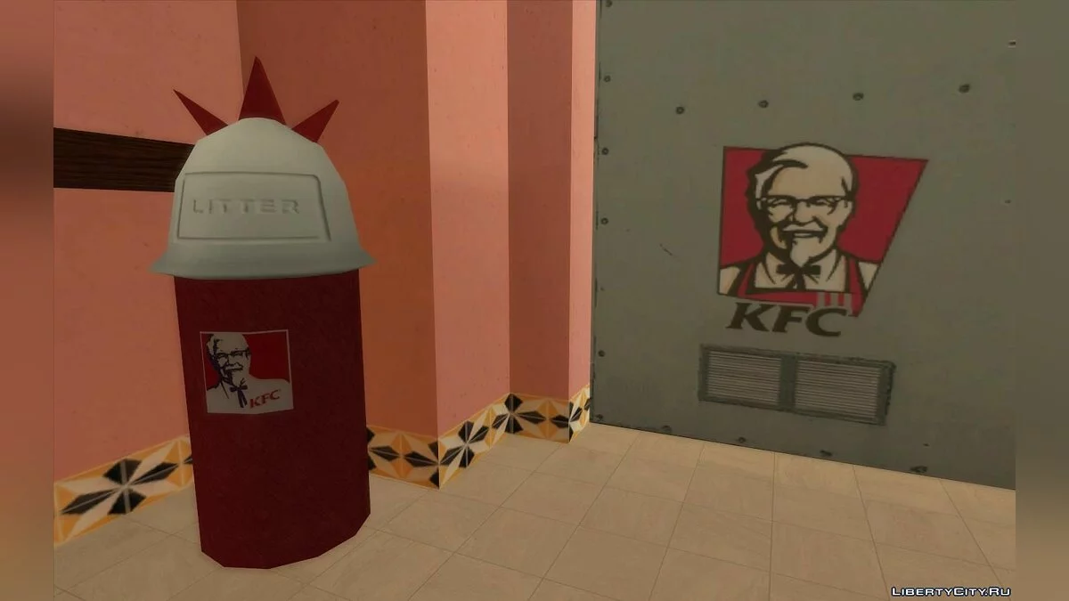 Novos Restaurantes: McDonalds, KFC e Pizza Hut / GTA San Andreas
