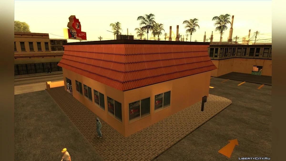 Novos Restaurantes: McDonalds, KFC e Pizza Hut / GTA San Andreas