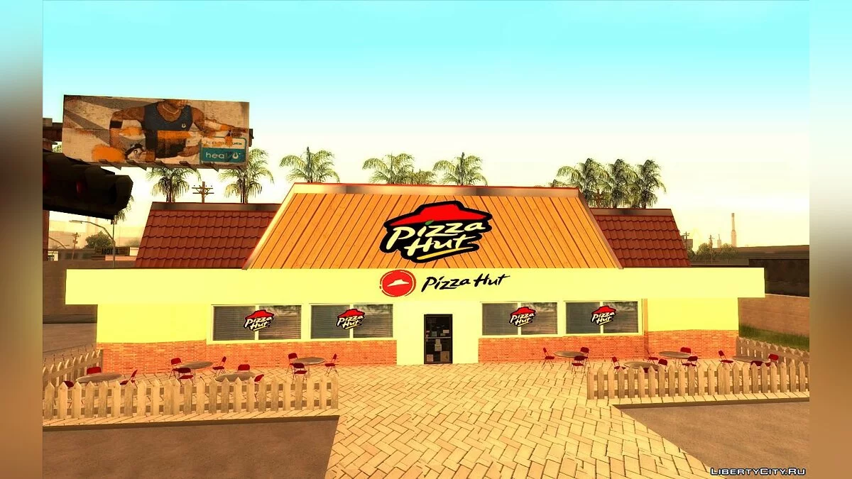 Novos Restaurantes: McDonalds, KFC e Pizza Hut / GTA San Andreas