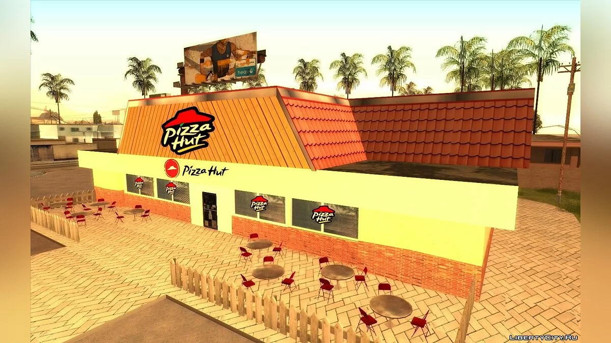 Novos Restaurantes: McDonalds, KFC e Pizza Hut / GTA San Andreas
