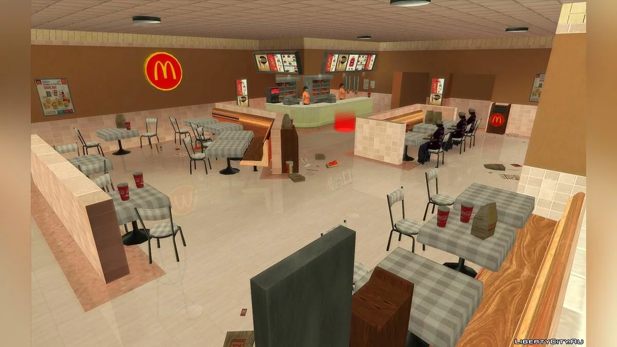Novos Restaurantes: McDonalds, KFC e Pizza Hut / GTA San Andreas