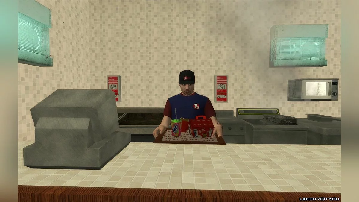 Novos Restaurantes: McDonalds, KFC e Pizza Hut / GTA San Andreas
