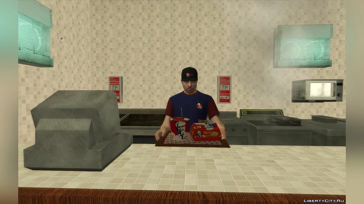 Novos Restaurantes: McDonalds, KFC e Pizza Hut / GTA San Andreas