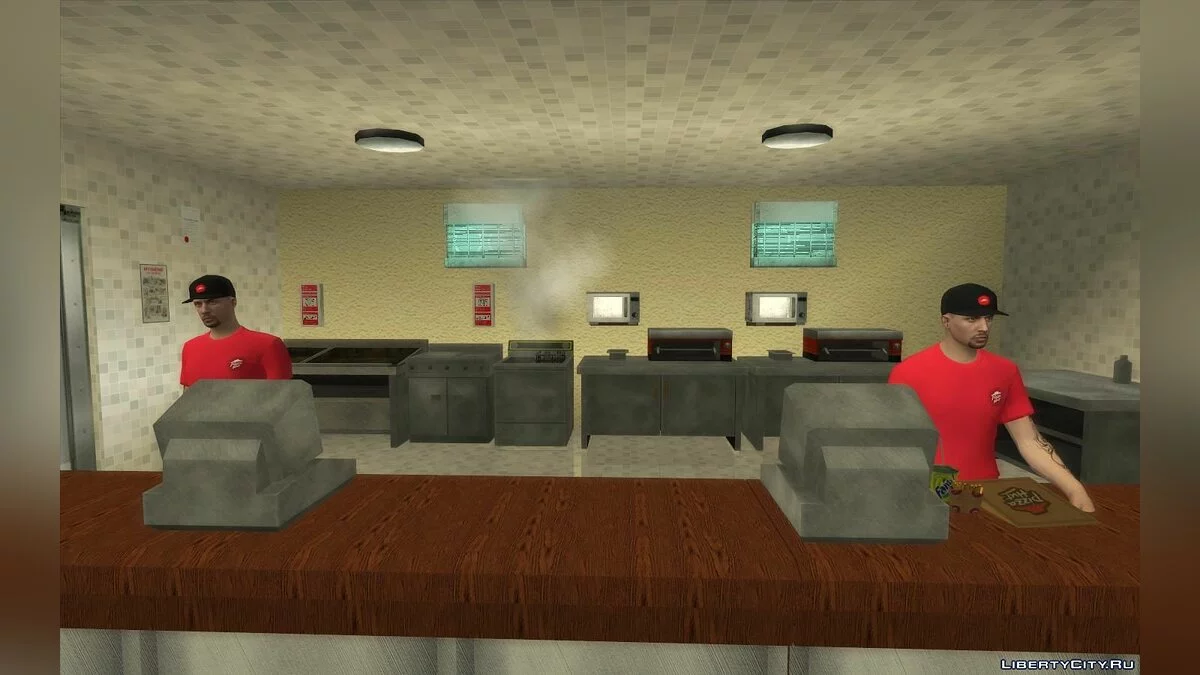 Novos Restaurantes: McDonalds, KFC e Pizza Hut / GTA San Andreas