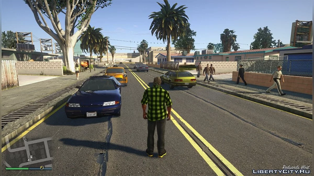 Реальні HQ дороги - Real HQ Roads [виправлення + нові текстури] / GTA San Andreas