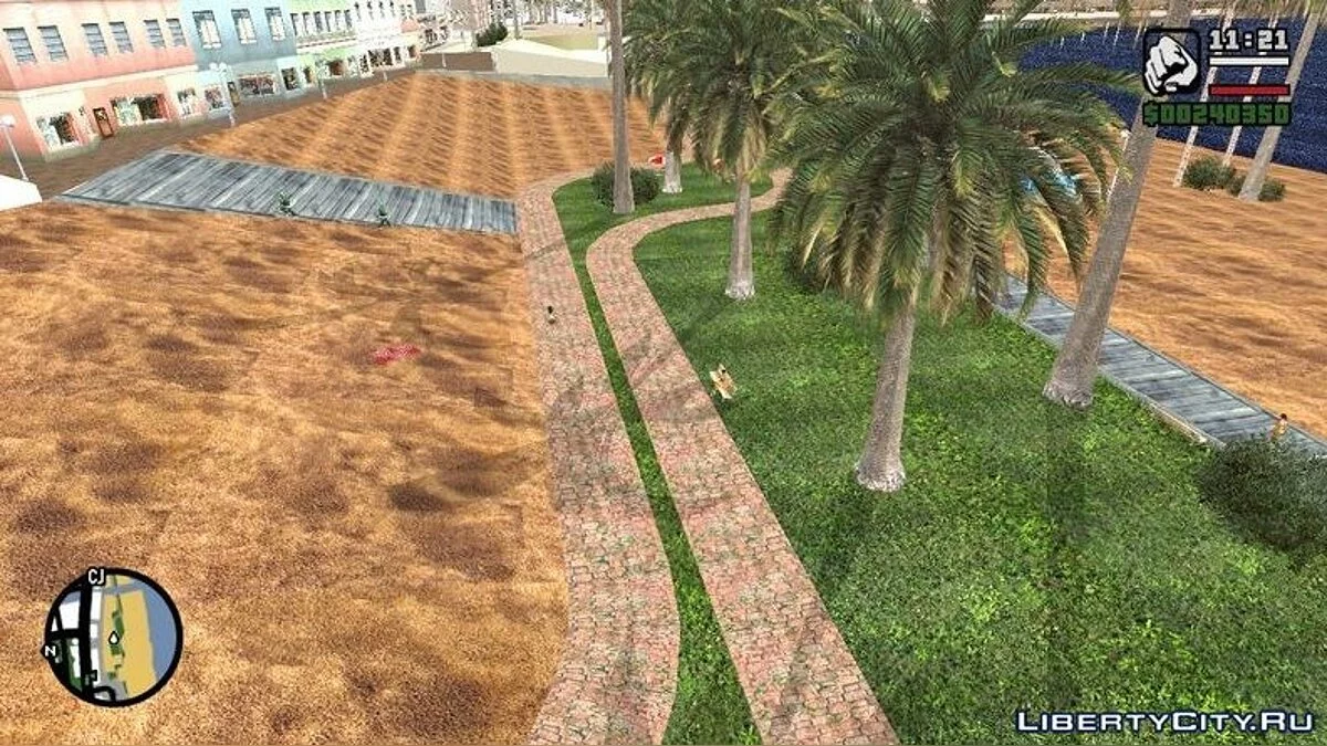 4K реалістичні текстури для пляжу в Лос-Сантосі / GTA San Andreas