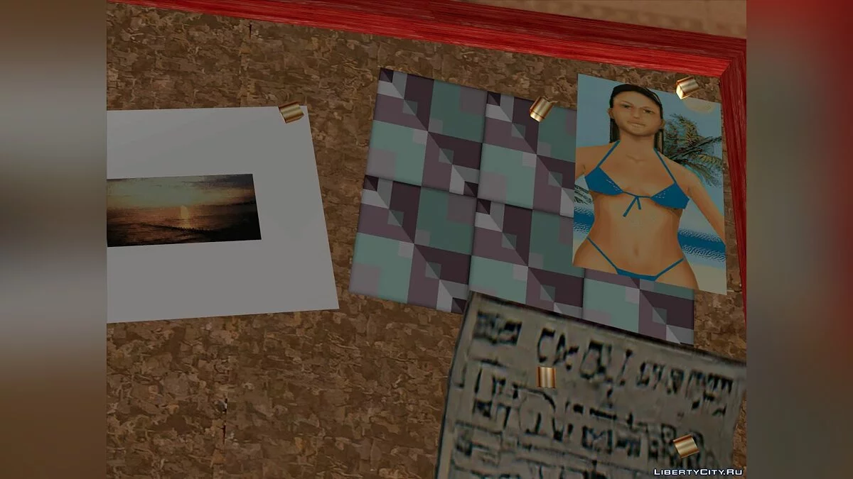 Peningkatan AI untuk Tekstur Papan Catatan / GTA San Andreas