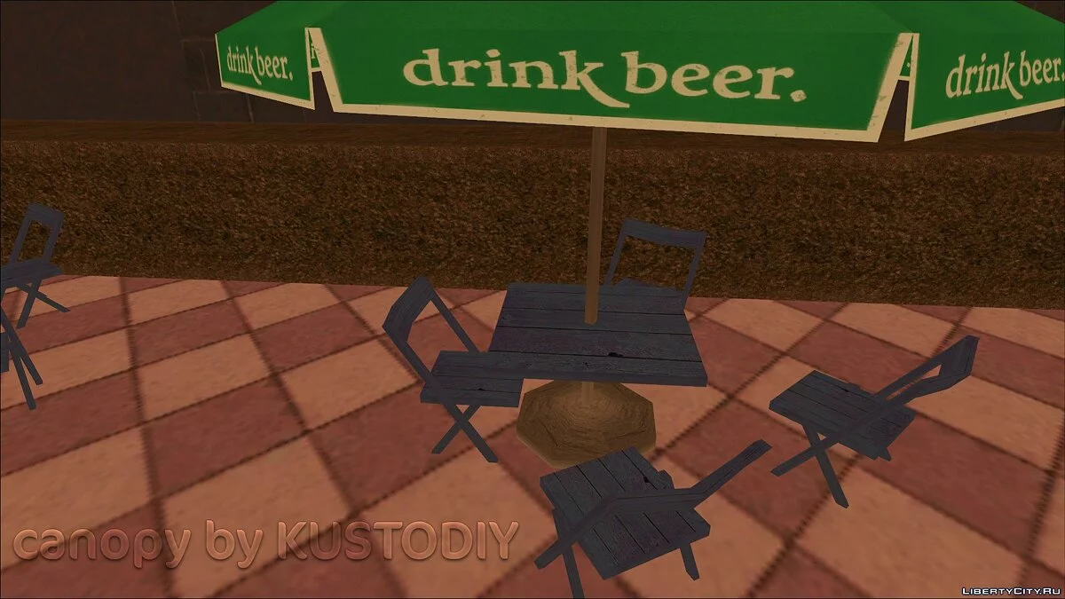 Fix Сanopy. Oder Fix für Sonnenschirme (Überdachungen) / GTA San Andreas