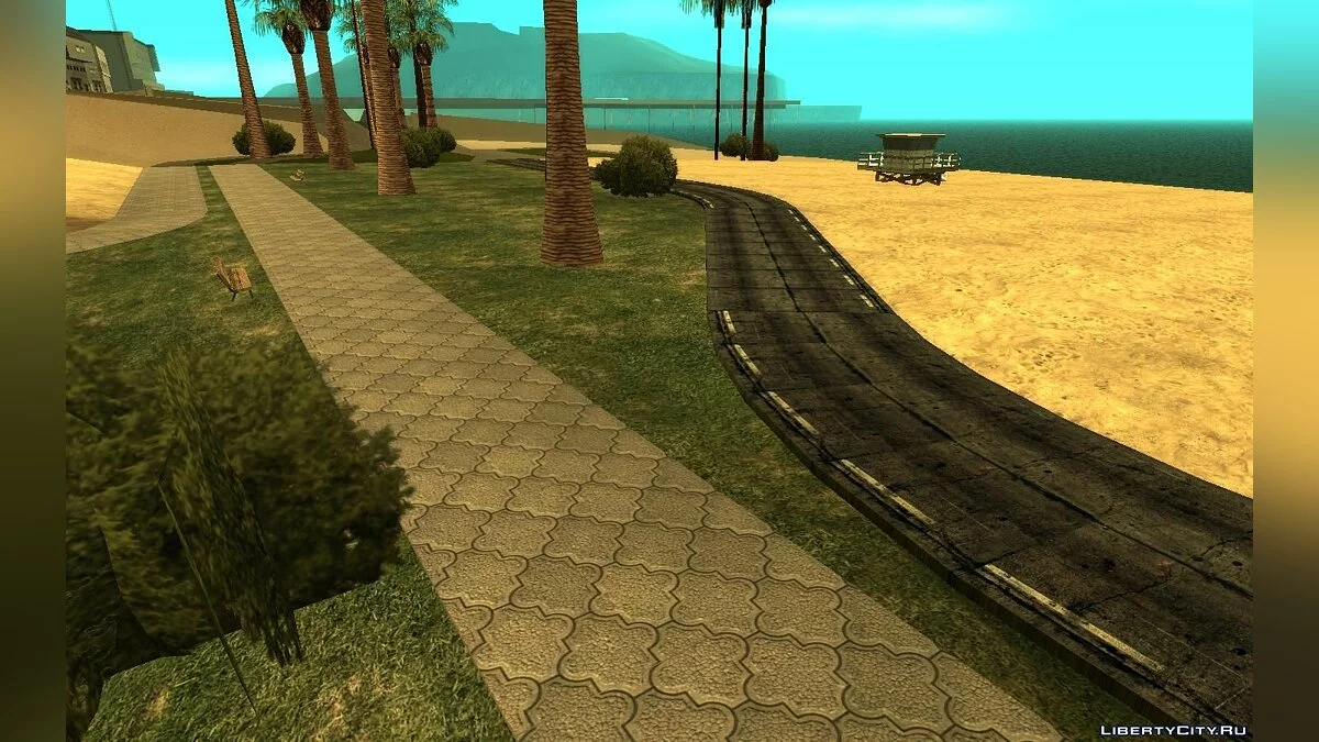 GTA 5 Style Beach Textures / GTA San Andreas