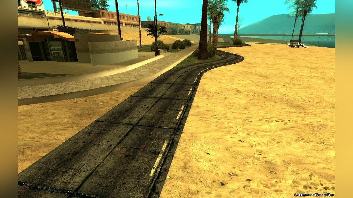 GTA 5 Style Beach Textures / GTA San Andreas