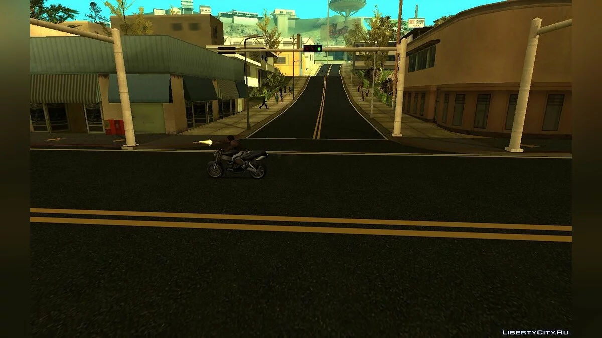 Дороги в Лос-Сантосе в стиле GTA 5 / GTA San Andreas