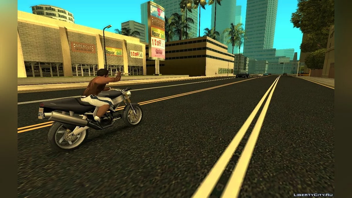 Дороги в Лос-Сантосе в стиле GTA 5 / GTA San Andreas