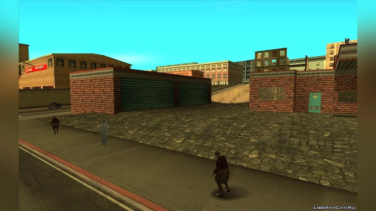 Нові текстури гаража в Сан-Фіерро HD / GTA San Andreas
