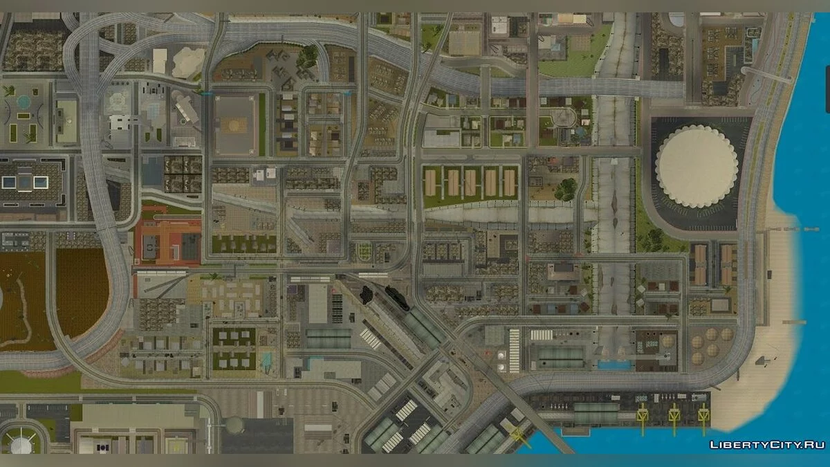 Peta Lengkap "Dari Satelit" - Radar Satellite View HQ / GTA San Andreas