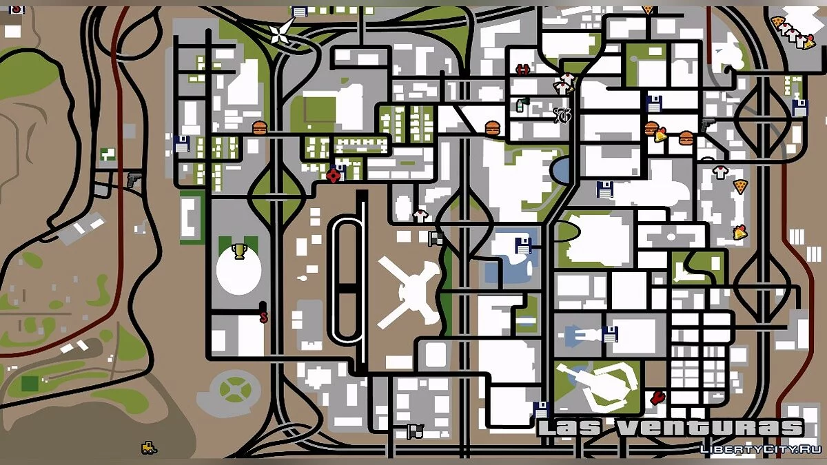 Ремастировані значки радару / GTA San Andreas
