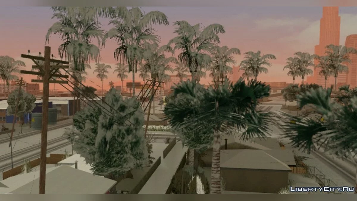 Compressed Winter Trees - White Silence of Winter / GTA San Andreas