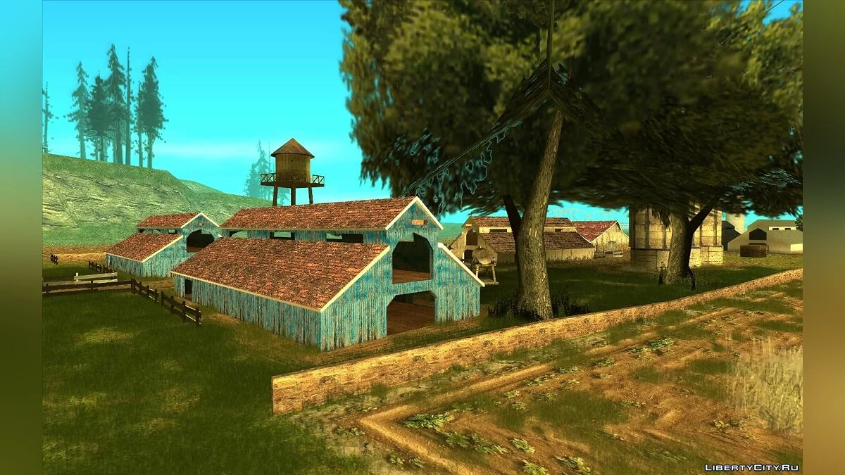 CountryE HD Textures - New Textures in Rural Areas V3 / GTA San Andreas