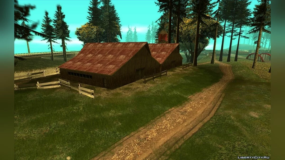 CountryE HD Textures - New Textures in Rural Areas V3 / GTA San Andreas