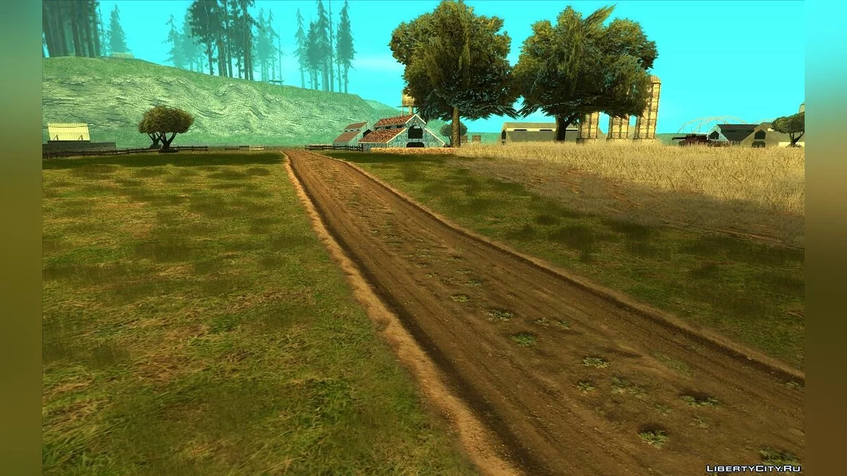 CountryE HD Textures - New Textures in Rural Areas V3 / GTA San Andreas