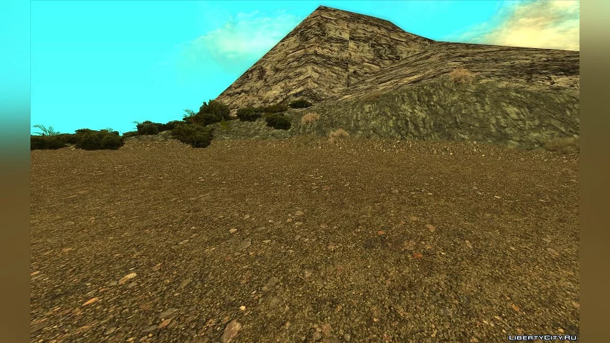 Textures HD pour le mont Chiliad v1.0 / GTA San Andreas