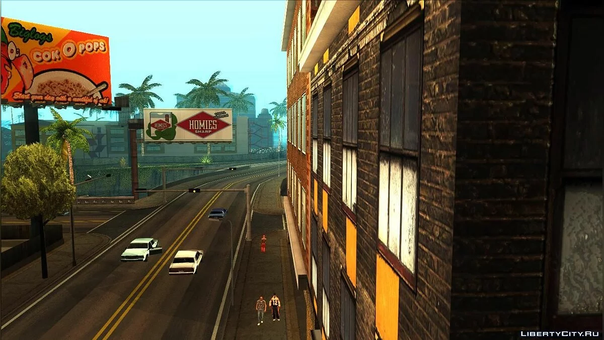 HQ Los Santos WIP 2 - New Textures for Los Santos v2 / GTA San Andreas