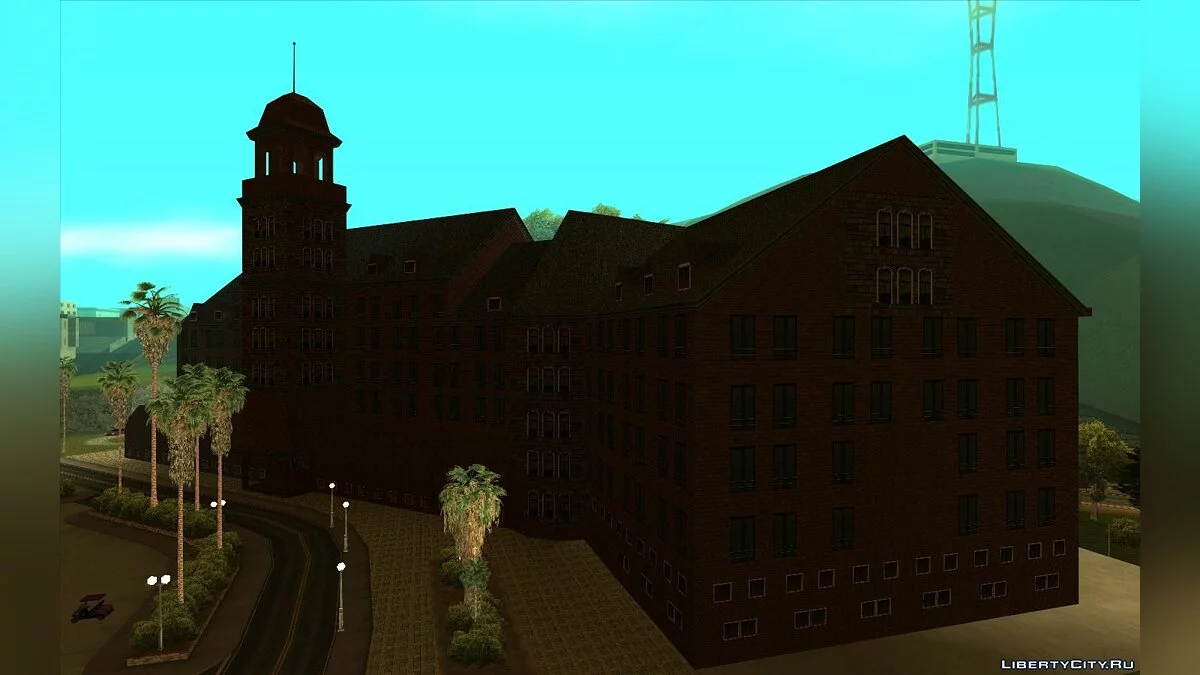 HQ Textur des Gebäudes in der Nähe des Golfclubs San Fierro / GTA San Andreas