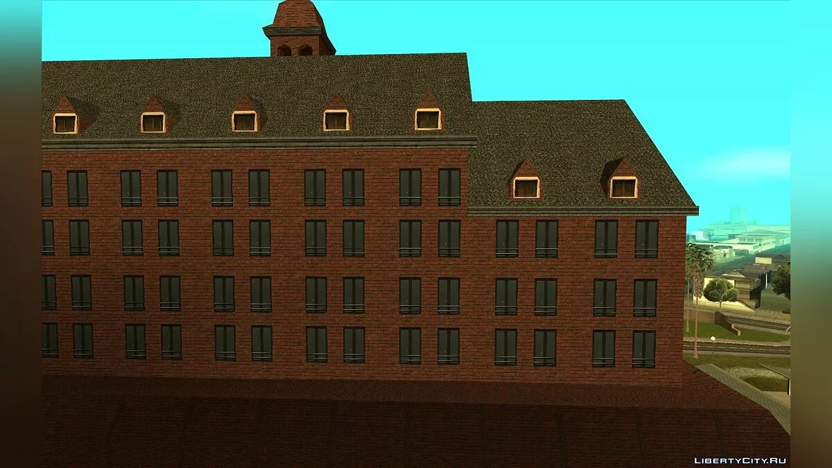 HQ Textur des Gebäudes in der Nähe des Golfclubs San Fierro / GTA San Andreas