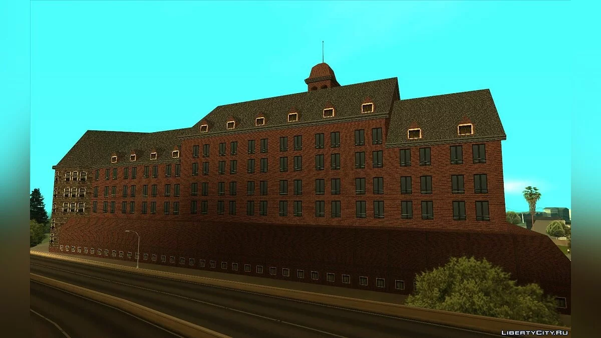 HQ Textur des Gebäudes in der Nähe des Golfclubs San Fierro / GTA San Andreas