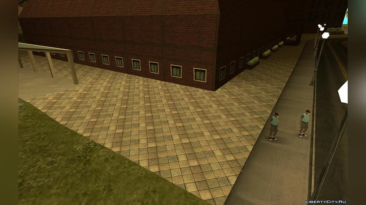 HQ Textur des Gebäudes in der Nähe des Golfclubs San Fierro / GTA San Andreas