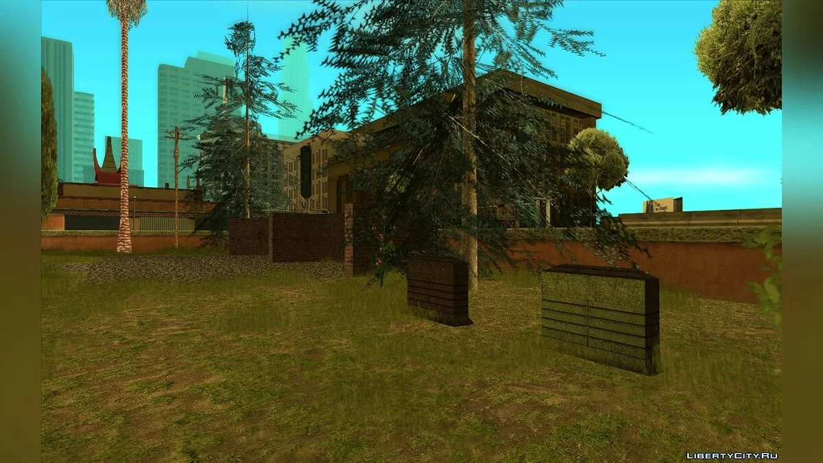 Nouveaux textures pour le cimetière de Los Santos v1.0 / GTA San Andreas