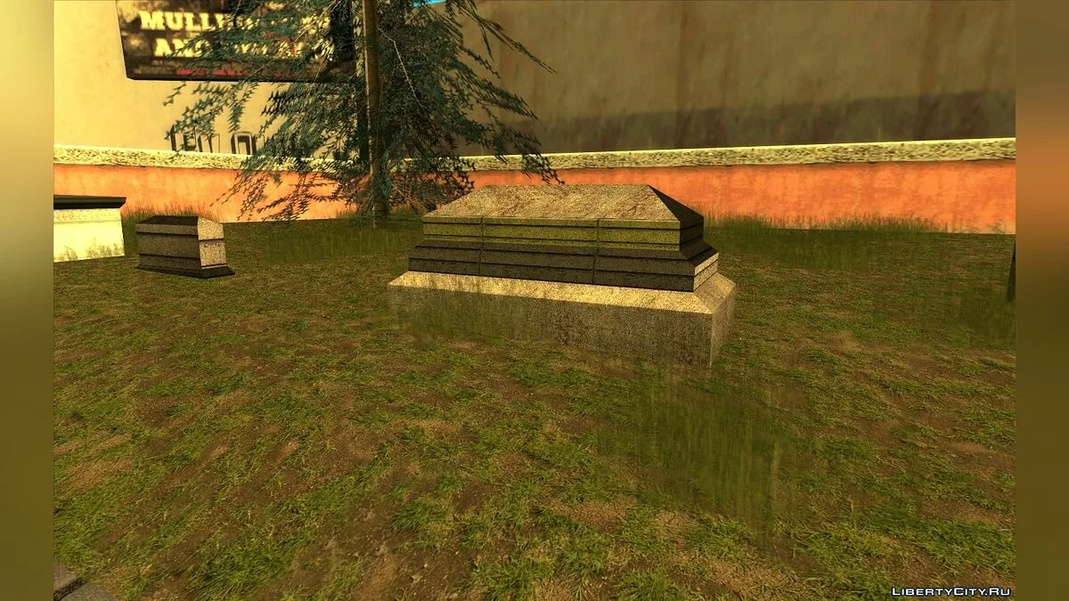 Nouveaux textures pour le cimetière de Los Santos v1.0 / GTA San Andreas