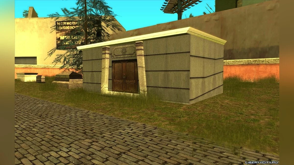 Nouveaux textures pour le cimetière de Los Santos v1.0 / GTA San Andreas