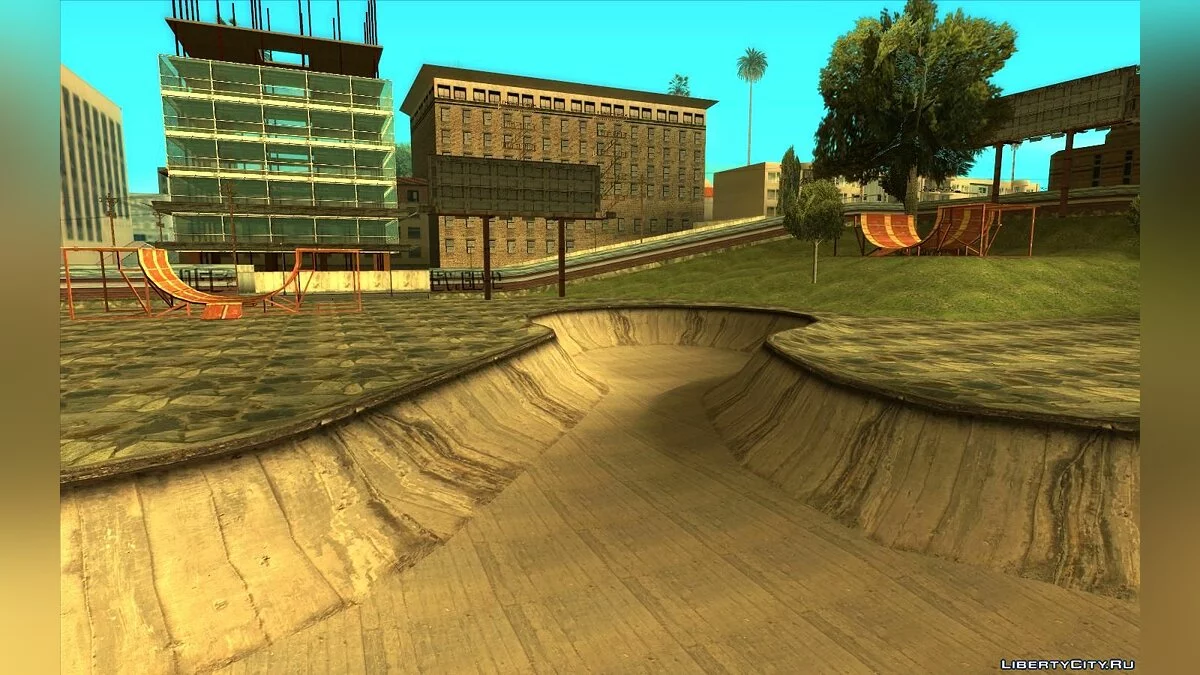 New Textures for the Skate Park in Los Santos / GTA San Andreas