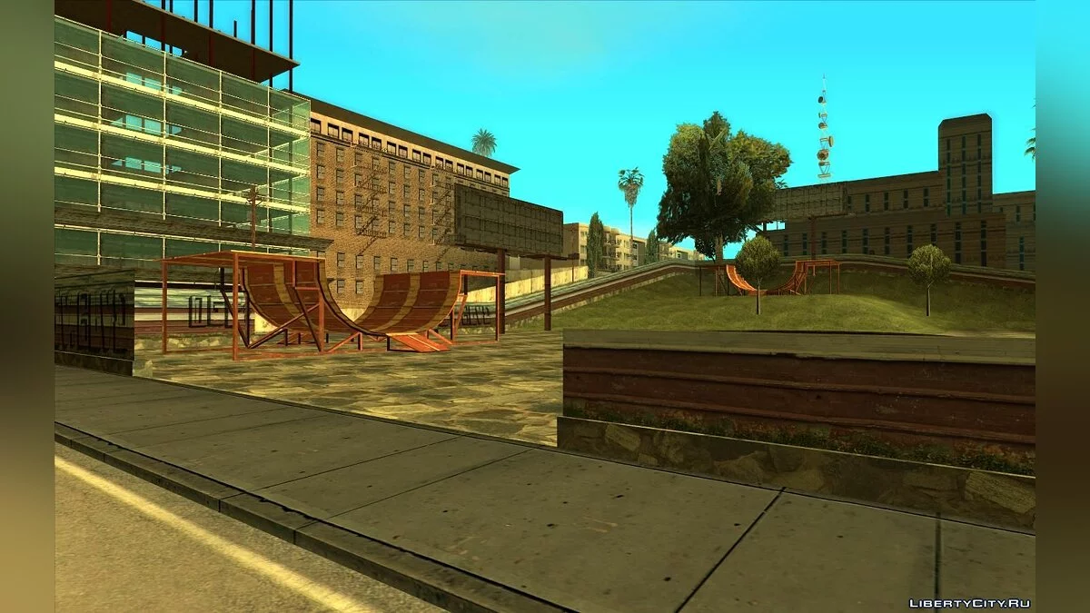 New Textures for the Skate Park in Los Santos / GTA San Andreas