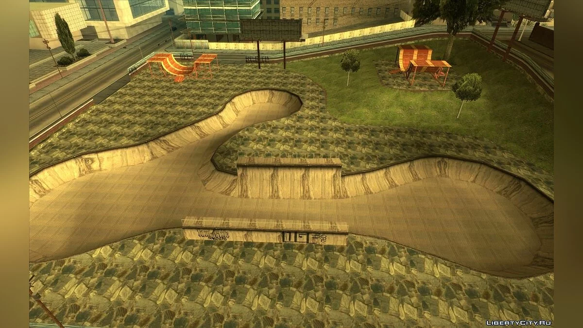 New Textures for the Skate Park in Los Santos / GTA San Andreas