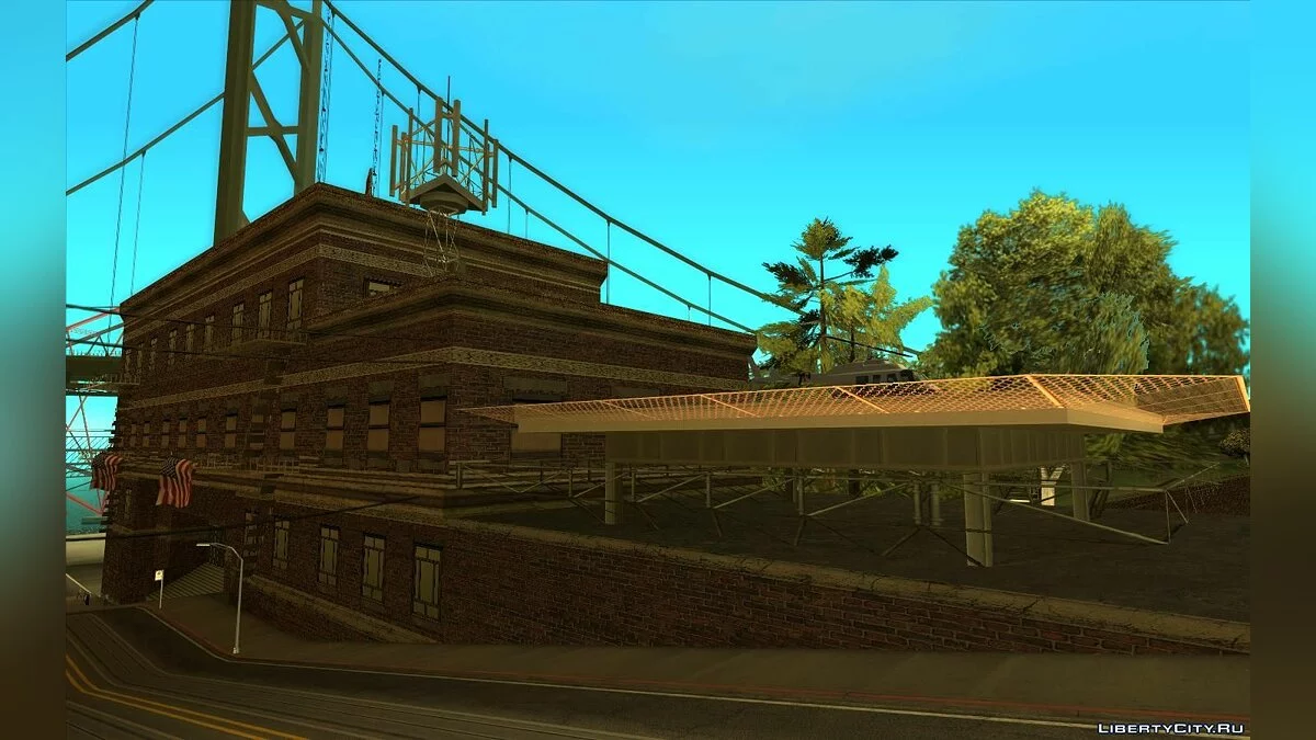 Nouvelles textures du poste de police à San Fierro v1.0 / GTA San Andreas