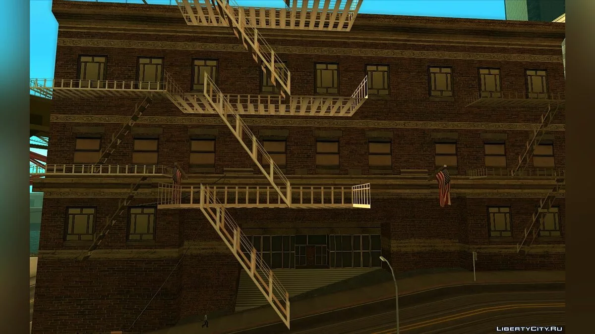 Nouvelles textures du poste de police à San Fierro v1.0 / GTA San Andreas
