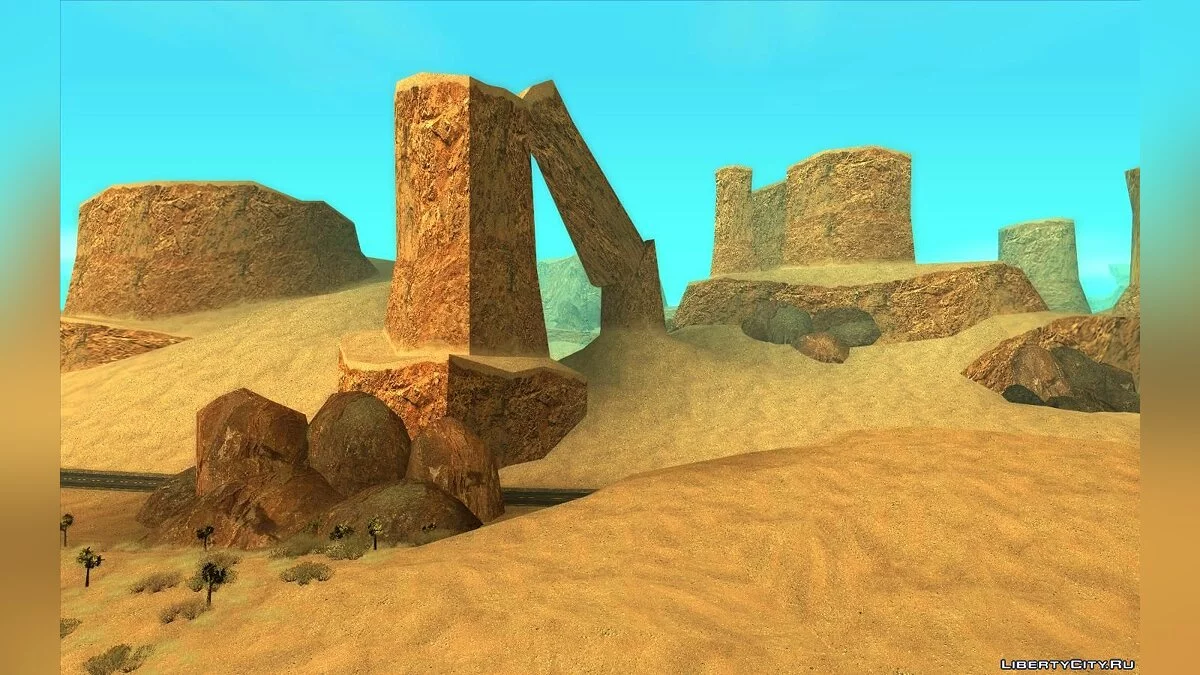 Pack de textures pour le village, la forêt et le désert / GTA San Andreas