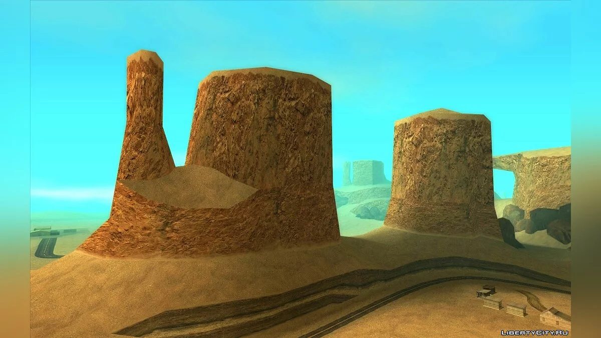 Pack de textures pour le village, la forêt et le désert / GTA San Andreas