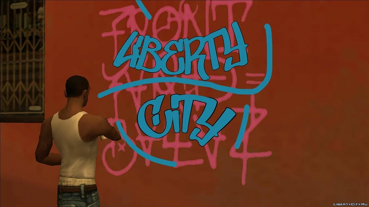 Графіті фанатів Ліберті Сіті (4K) / GTA San Andreas