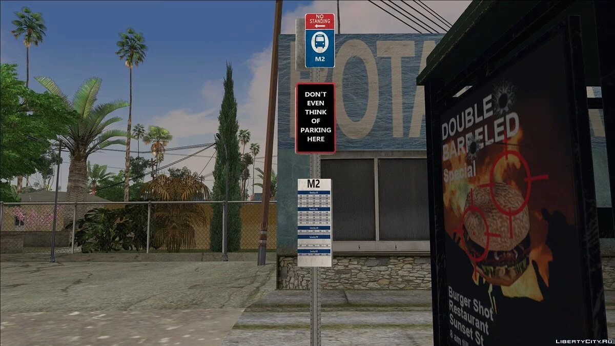 Halte Bus HQ - Halte Bus yang Ditingkatkan / GTA San Andreas