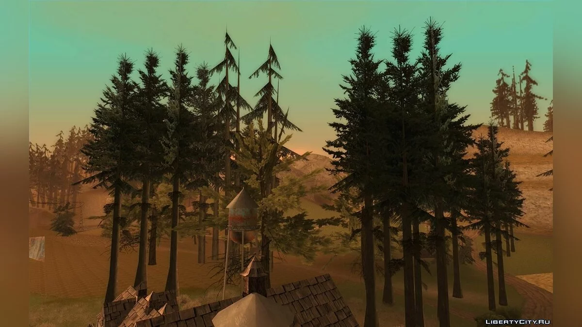 Vegetasi yang Tepat (Tekstur Ulang Vegetasi Asli) / GTA San Andreas