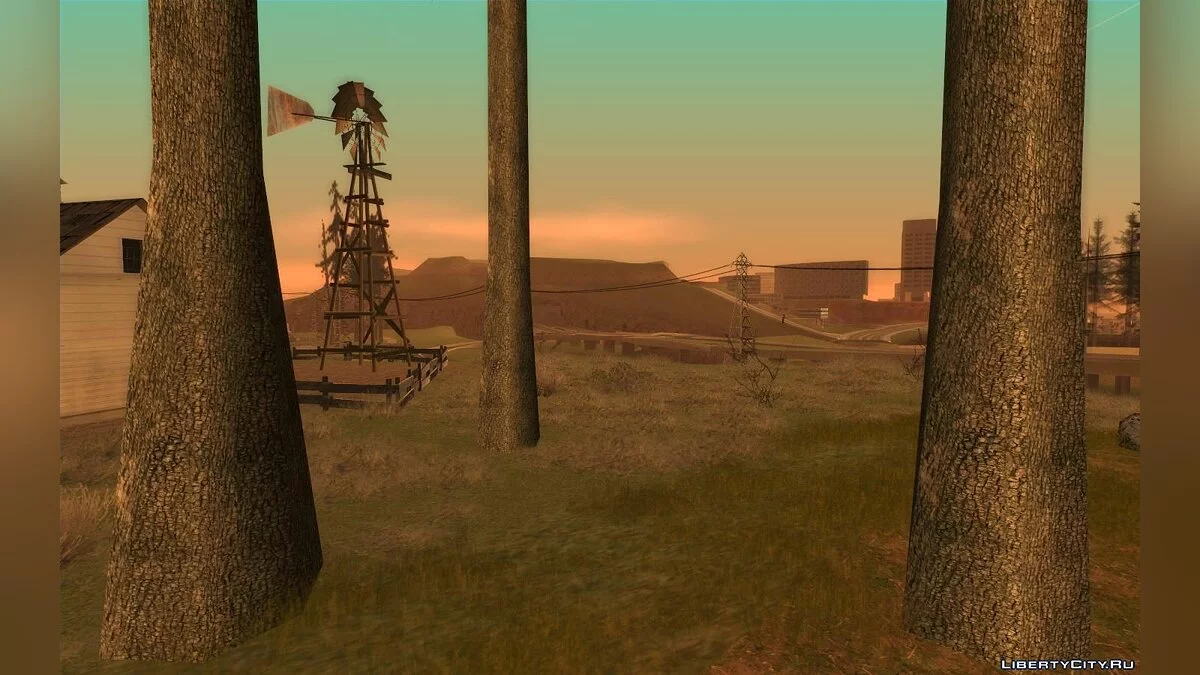Vegetasi yang Tepat (Tekstur Ulang Vegetasi Asli) / GTA San Andreas