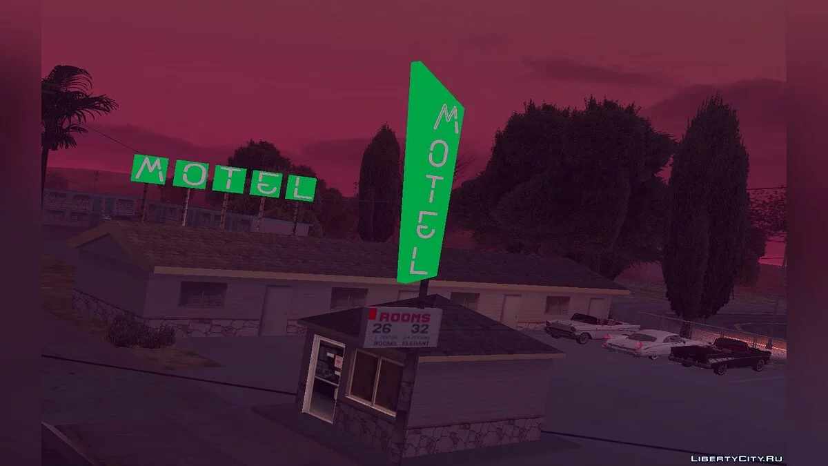 Neon-Stil Re-Textur des Dorfes Fort-Carson / GTA San Andreas