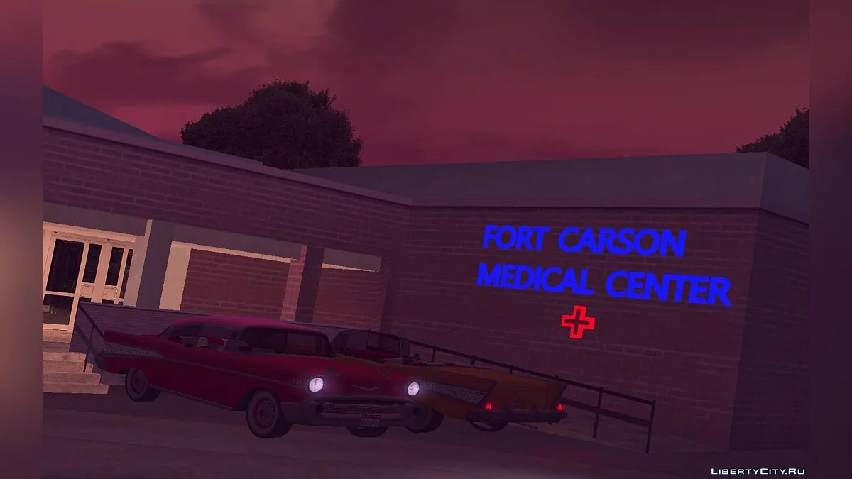 Neon-Stil Re-Textur des Dorfes Fort-Carson / GTA San Andreas