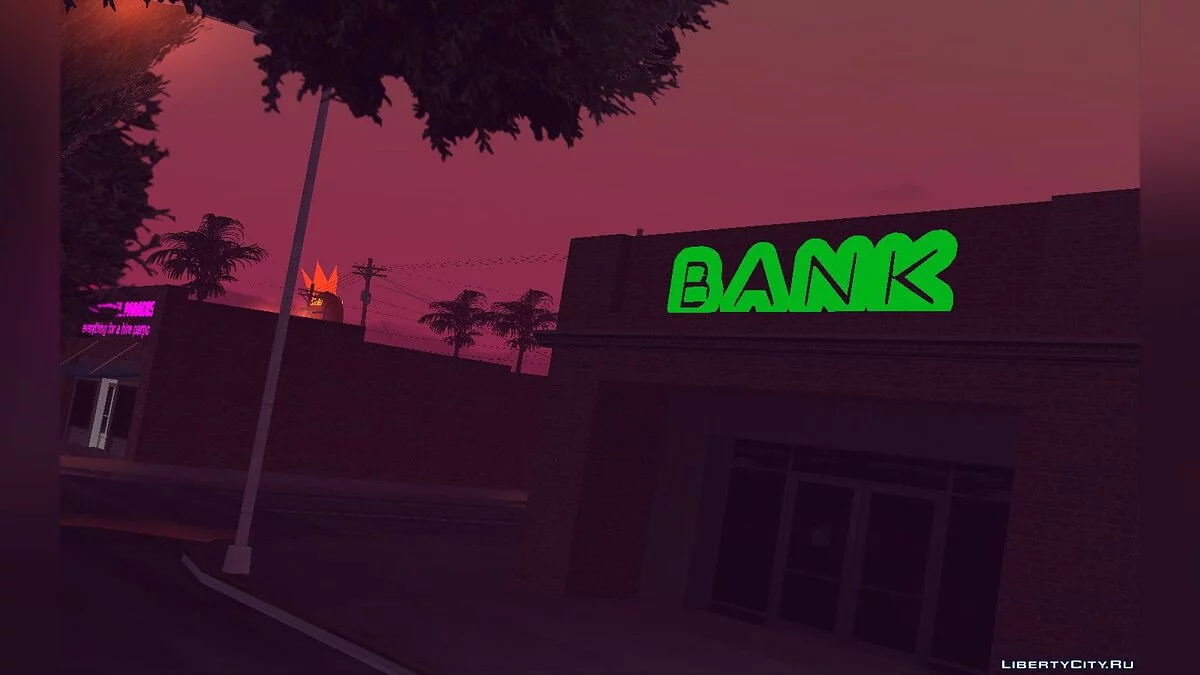 Neon-Stil Re-Textur des Dorfes Fort-Carson / GTA San Andreas