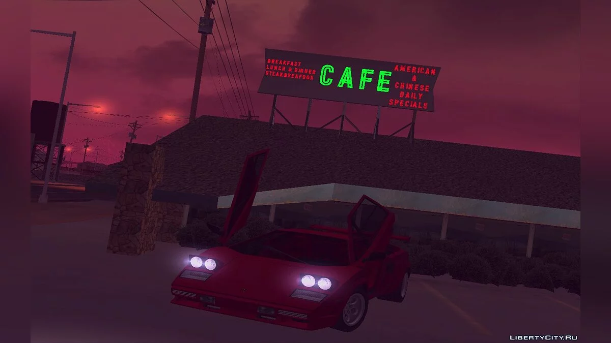 Neon-Stil Re-Textur des Dorfes Fort-Carson / GTA San Andreas