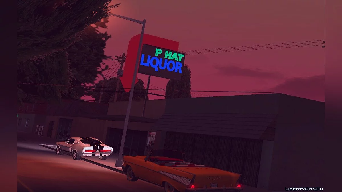 Neon-Stil Re-Textur des Dorfes Fort-Carson / GTA San Andreas